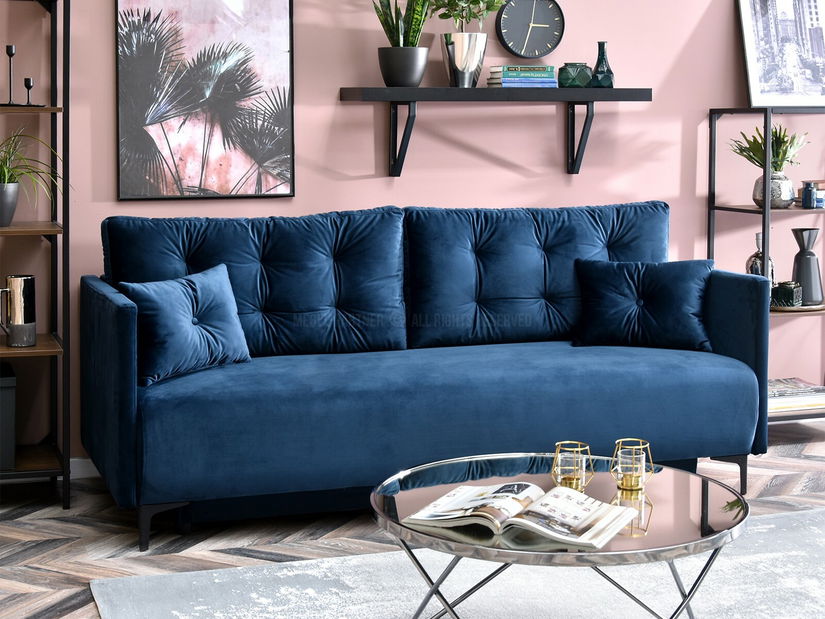 Canapea două locuri Mastil (negru)