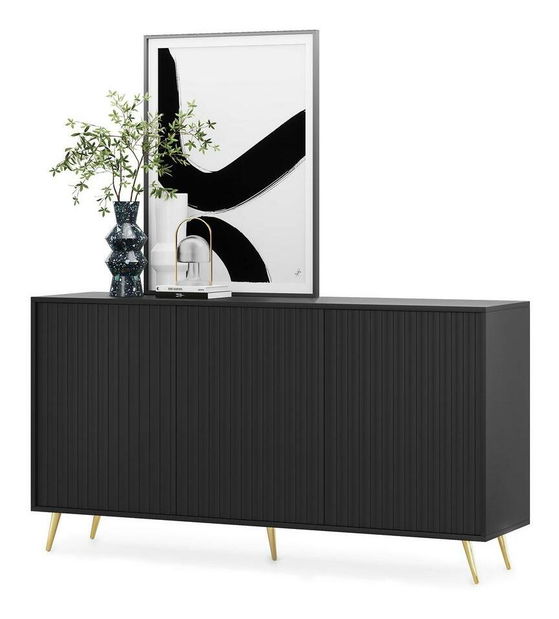 Ormarić Biel B2 (crna + zlatna)