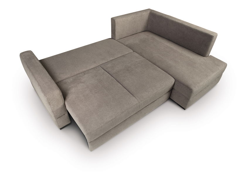 Rohová sedačka BRW Alan Lux 3DL REC (hnedá) (P)