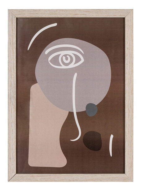 Set 3 ks obrazov Mavandria 1 (prírodná)