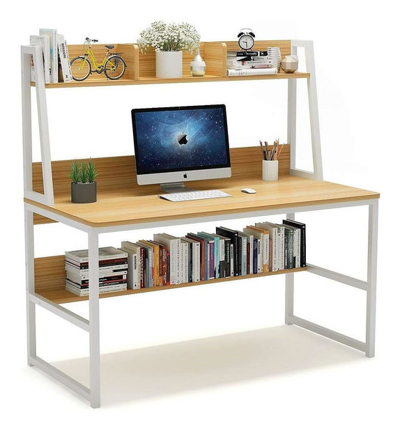 PC stolík Bebani (dub + biela) *výpredaj