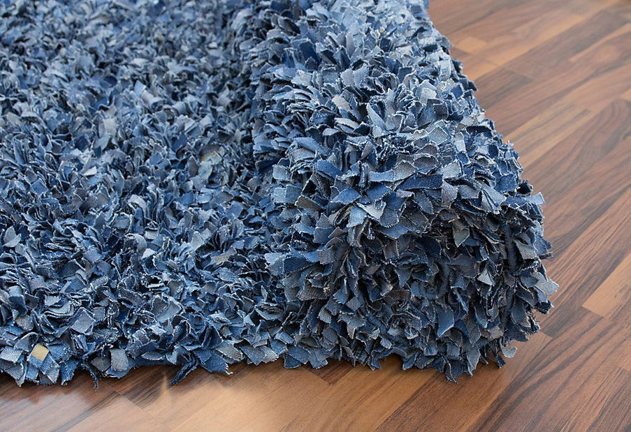 Ručne šitý koberec Rock n Roll 500 Denim