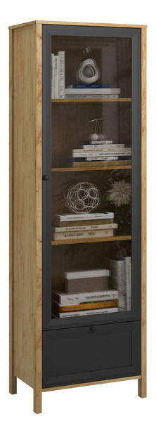 Vitrin Bruselas (tarany craft (tölgy + fekete)