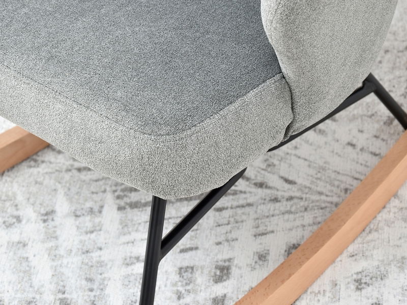 Fotoliu Florida (gri + fag alb)