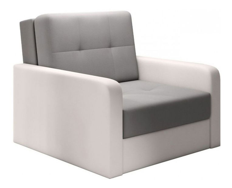 Rozkladacie kreslo Tomful I (sivá + biela)
