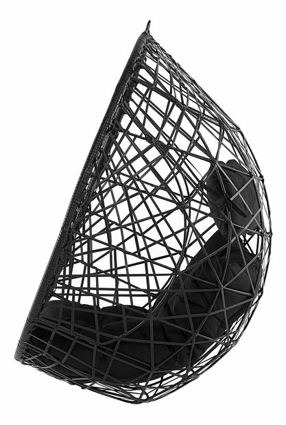 Závesné kreslo ALTAI (čierna) *výpredaj