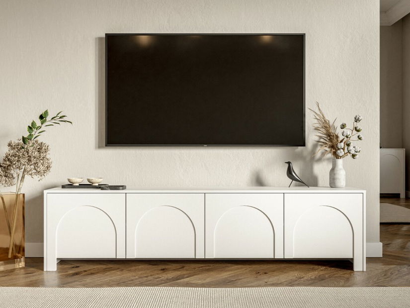 Masă TV Arcana TV (alb)
