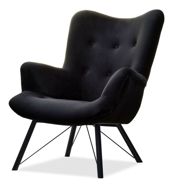 Fotoliu relax Dawntawn (negru)