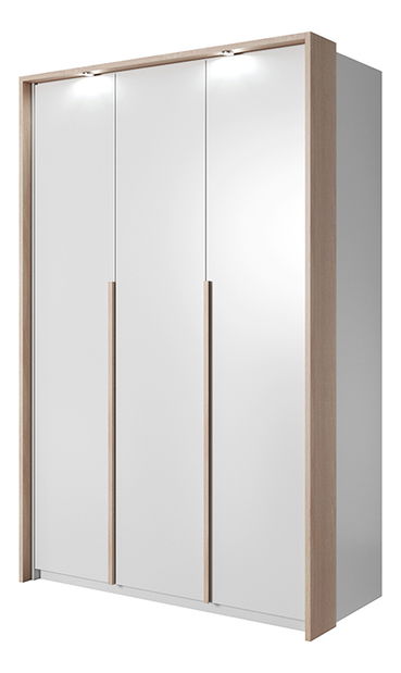 Gardrób Xenos 140 (fehér + sonoma tölgy)