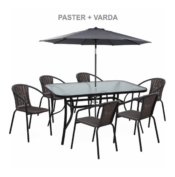 Vrtni stol Pannal (crna) 