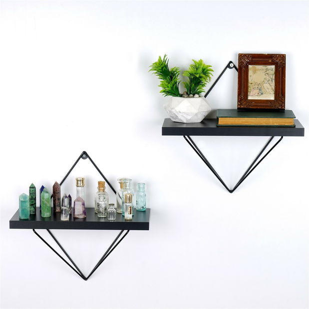 Fali polc We 1 (fekete)