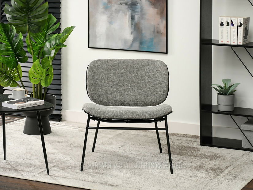 Fotoliu Black (gri + negru)