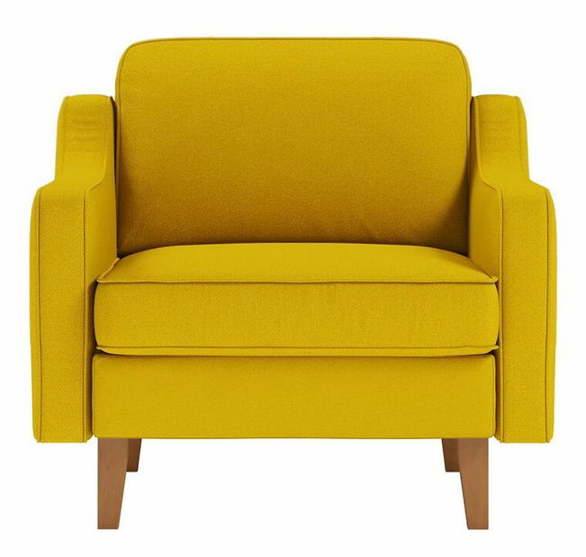 Kreslo Robia 1 (slnečnicová + orech)