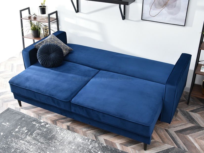 Kétszemélyes kanapé Legacion (fekete)