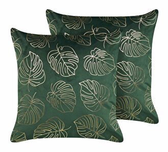 Set 2 perne decorative 45 x 45 cm Monster (verde deschis)