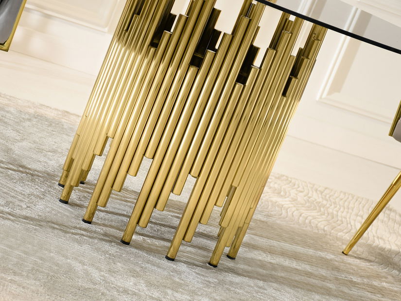 Jedálenský stôl Bufones (zlatá)