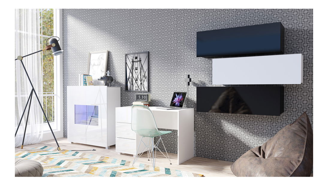 Camera de studenți Calabria C15 (Negru + Alb) (fără iluminat)