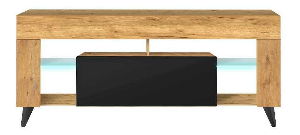 Dulap TV Huricane (stejar lancaster + negru)