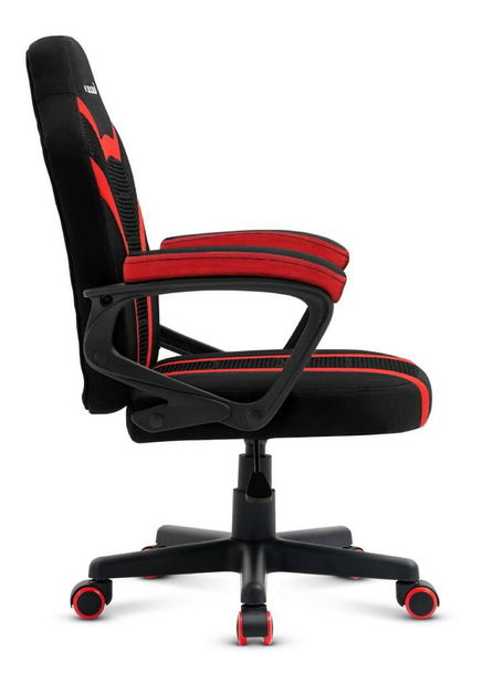 Scaun gaming pentru copii Rover 1 (negru + roșu)