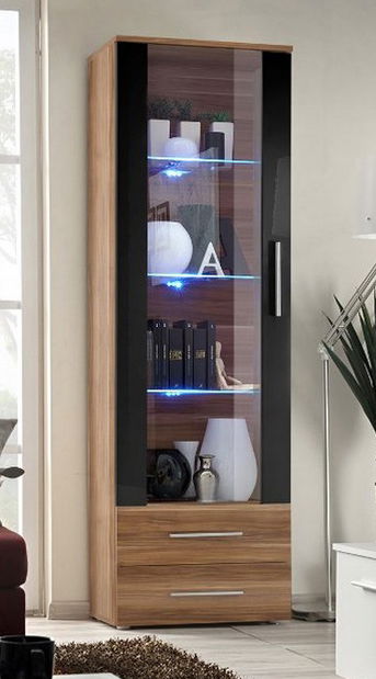 Vitrína Nelia 23 NNSH N1 (s osvetlením)