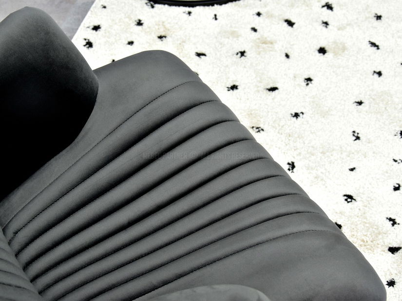 Fotoliu relax Nuttshell (grafit + negru)