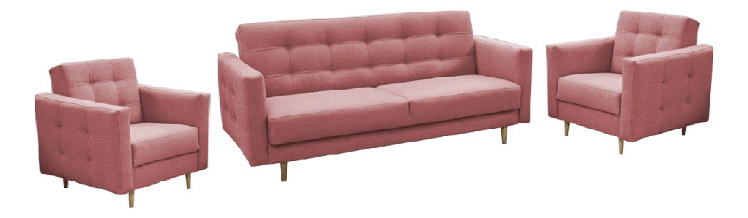 Sjedeća garnitura Armendia (ružičasta)