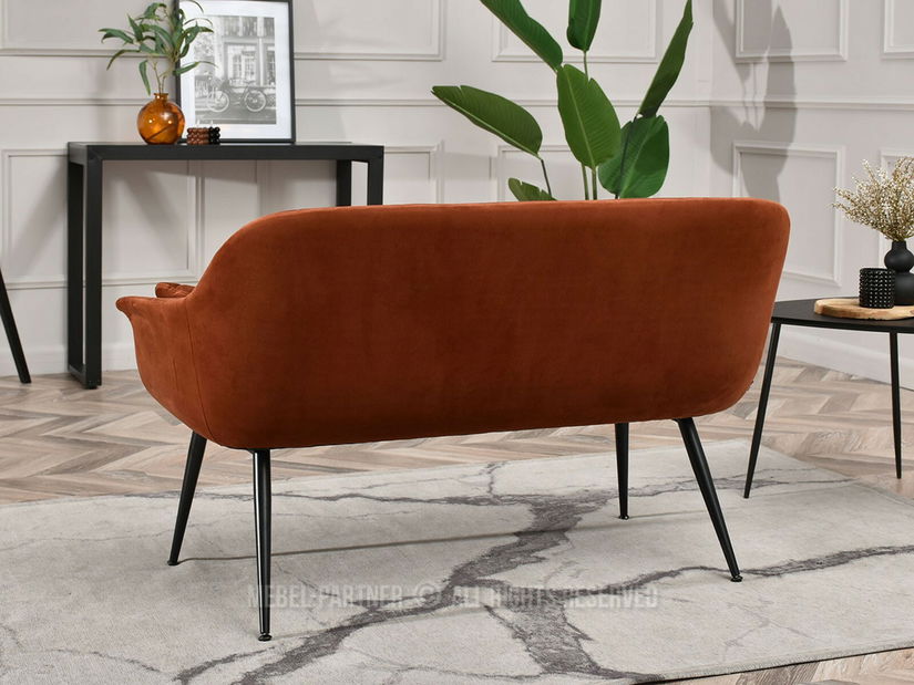 Pohovka Osmol S (medená + zlatá)