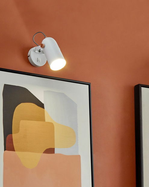 Set 2 ks nástenných svietidiel Tullius (biela) 