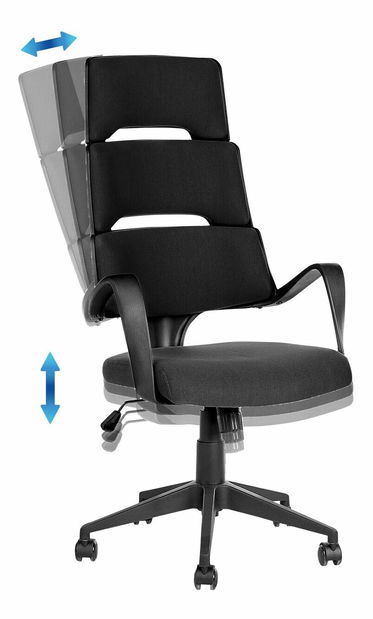 Fotoliu de birou Gremlin (negru)