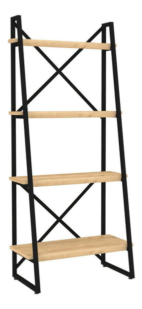 Raft Vikati 1 (stejar zafir + negru) 