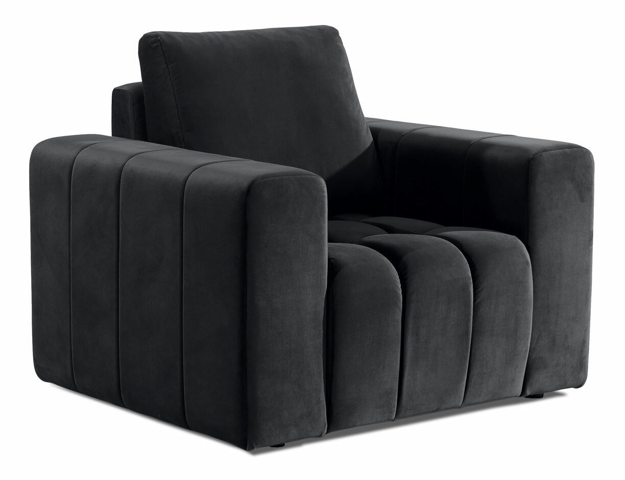 Fotel Laura Typ 07 (sötétszürke)