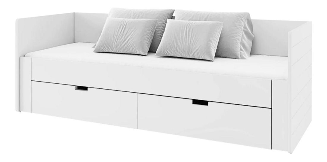 Jednostruki krevet 90 cm Anatomy (bijela) (s podnicom)