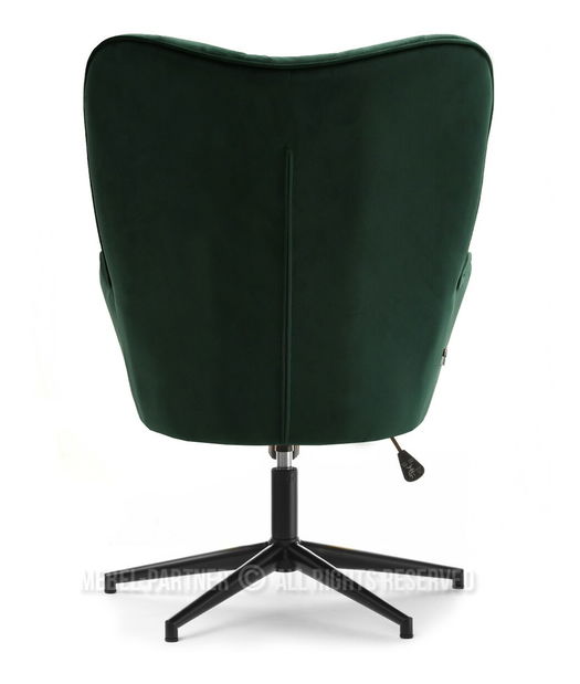 Kreslo Truni (zelená + čierna)