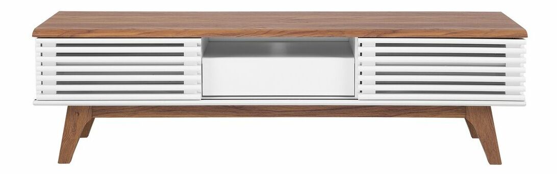 TV stolík/skrinka Dawei (tmavé drevo)