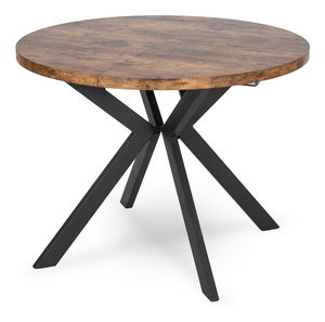 Masă sufragerie extensibilă Lavar (Stejar rustic) (pentru 4-10 persoane)