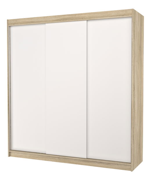 Dulap de haine Meggie (Stejar sonoma + Alb)