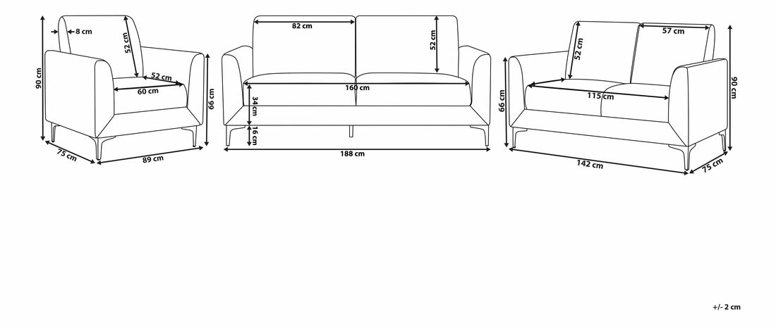 Ülőgarnitúra Fauske (zöld)