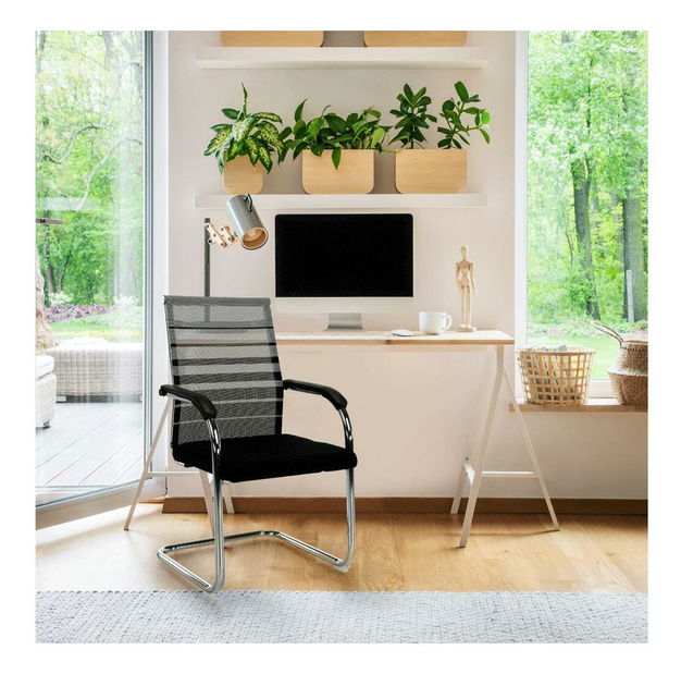 Scaun de conferință Ertozinenca (gri + negru) 