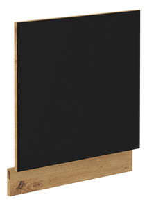 Vrata za perilicu posuđa Meriel ZM 570x596 (crna + hrast artisan)