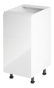 Dolná kuchynská skrinka D40 Aurellia (biela + biely lesk) (L)