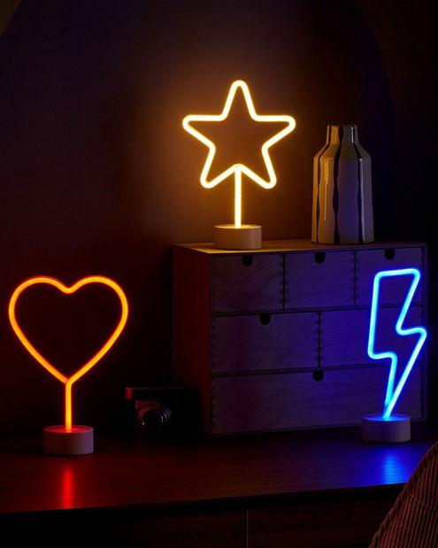 Set 3 buc decorații LED Franz (multicolor)