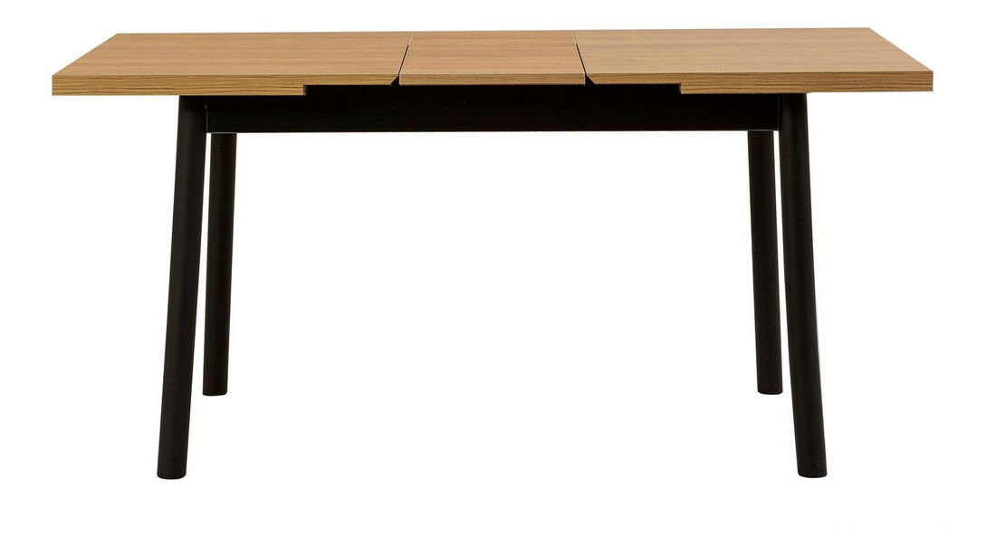 Blagovaonski stol na razvlačenje (za 6 osoba) Oleander (crna)