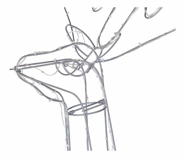 Decorațiune de exterior Cerb Lauza (argintiu)