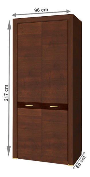 Vešiaková skriňa Wedelia