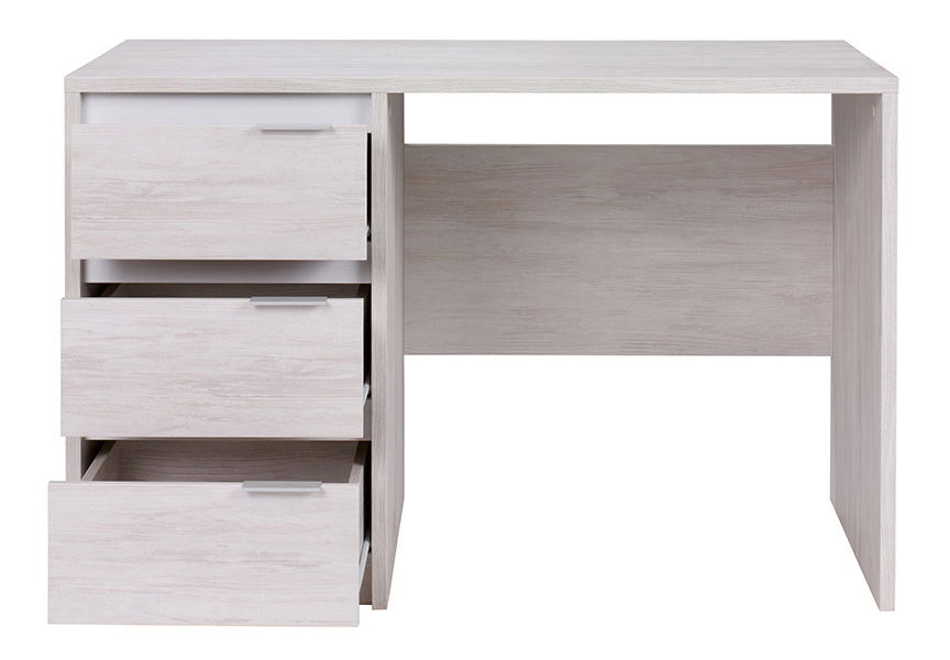 Masă PC Desayuno PC (Stejar alb + alb lucios)