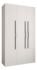 Ruhásszekrény 140 cm Carmela 50-2 (fehér + fekete)