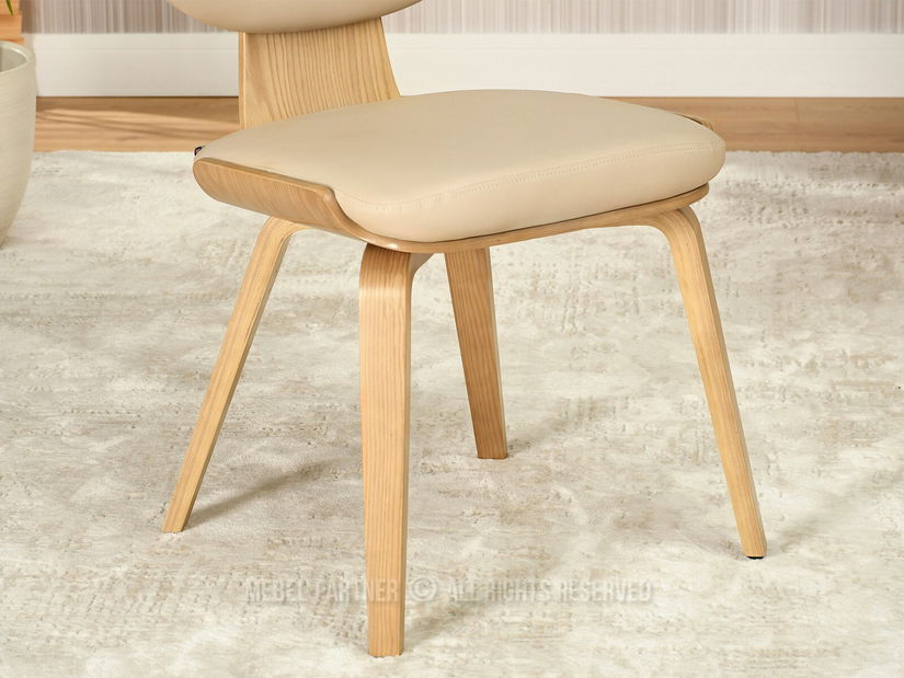 Scaun Juliana (bej + stejar)