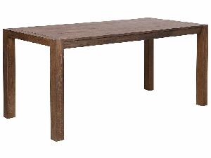 Jedálenský stôl Naruba (pre 6 osôb) (tmavé drevo)