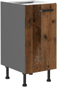 Horná kuchynská skrinka Oldie 40 D 1F BB (korpus: antracit + front: old style)