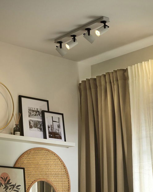 Stropné svietidlo Killi (biela + čierna)